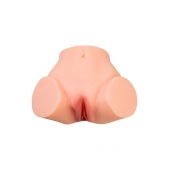 Телесный реалистичный мастурбатор-полуторс с 2 любовными входами - No Name - в Рыбинске купить с доставкой