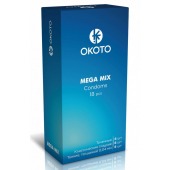 Презервативы OKOTO Mega Mix - 18 шт. - Sitabella - купить с доставкой в Рыбинске