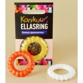 Цветное рельефное эрекционное кольцо Ellasring - Sitabella - в Рыбинске купить с доставкой