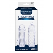 Набор из 2 прозрачных насадок на член Seductive Tickler Sleeves Set - NMC - в Рыбинске купить с доставкой