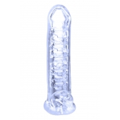 Прозрачная насадка-удлинитель Stretchy Touch - 18 см. - NMC - в Рыбинске купить с доставкой