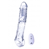 Прозрачная насадка-удлинитель Length Enhancer With Bullet с подхватом - 22,3 см. - NMC - в Рыбинске купить с доставкой