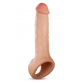 Телесная насадка-удлинитель Thrive 8.75 Inch Realistic Penis Extender Sleeve - 22,2 см. - Blush Novelties - в Рыбинске купить с доставкой