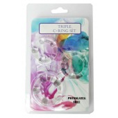 Набор из 3 эрекционных прозрачных колец - Boys of Toys - в Рыбинске купить с доставкой