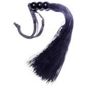 Черная силиконовая плетка - 25,4 см. - Boys of Toys - купить с доставкой в Рыбинске