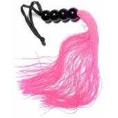 Розовая силиконовая плеть - 35,5 см. - Boys of Toys - купить с доставкой в Рыбинске