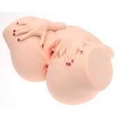 Телесный мастурбатор-полуторс Barbie - Naked Factory - в Рыбинске купить с доставкой