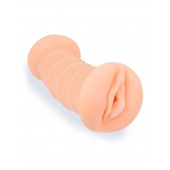 Телесный двусторонний мастурбатор с вибропулей и эрекционными кольцами в комплекте - Sexy Girl - в Рыбинске купить с доставкой