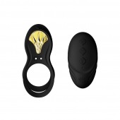 Черное эрекционное виброкольцо Bayek с пультом ДУ - Zalo - в Рыбинске купить с доставкой