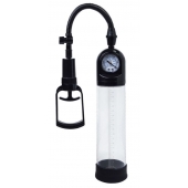 Чёрная вакуумная помпа A-toys с манометром и прозрачной колбой - A-toys - в Рыбинске купить с доставкой