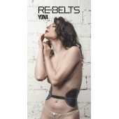 Пояс с клёпками Yona Black - Rebelts - купить с доставкой в Рыбинске