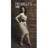Пояс с клёпками Yona Black - Rebelts - купить с доставкой в Рыбинске