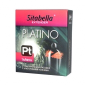 Стимулирующая насадка с шипиками по бокам Platino  Тайфун - Sitabella - купить с доставкой в Рыбинске