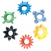 Набор из 6 разноцветных эрекционных колец - Toyfa Basic - в Рыбинске купить с доставкой