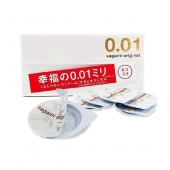 Супер тонкие презервативы Sagami Original 0.01 - 5 шт. - Sagami - купить с доставкой в Рыбинске