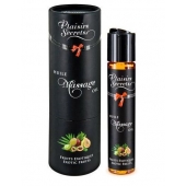 Массажное масло с ароматом экзотических фруктов Huile de Massage Gourmande Fruits Exotiques - 59 мл. - Plaisir Secret - купить с доставкой в Рыбинске