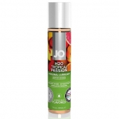 Смазка с ароматом тропических фруктов JO Flavored Tropical Passion - 30 мл. - System JO - купить с доставкой в Рыбинске