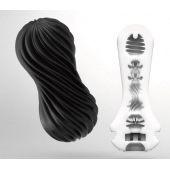 Мастурбатор FLEX Rocky Black с плотным рельефом - Tenga - в Рыбинске купить с доставкой