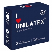 Ультрапрочные презервативы Unilatex Extra Strong - 3 шт. - Unilatex - купить с доставкой в Рыбинске