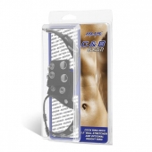 Утяжка на пенис и мошонку Cock Ring With 1.5  Ball Stretcher And Optional Weight Ring - BlueLine - купить с доставкой в Рыбинске
