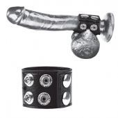 Ремень на член и мошонку 1.5  Cock Ring With Ball Strap - BlueLine - купить с доставкой в Рыбинске