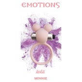 Розовое эрекционное виброколечко Emotions Minnie Light pink - Lola Games - в Рыбинске купить с доставкой
