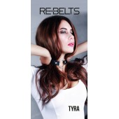 Чёрный кожаный чокер-кляп Tyra Black - Rebelts - купить с доставкой в Рыбинске