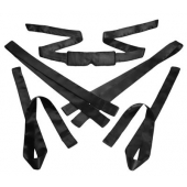 Бондажный набор из сатиновых лент Bordeaux 5 Piece Satin Bondage Set - XR Brands - купить с доставкой в Рыбинске