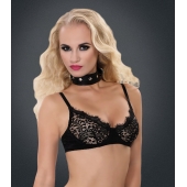 Полиуретановый ошейник с пуклями и D-кольцами Collar with Studs - Blush Novelties - купить с доставкой в Рыбинске