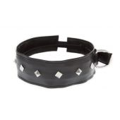 Полиуретановый ошейник с пуклями Collar with Studs - Blush Novelties - купить с доставкой в Рыбинске
