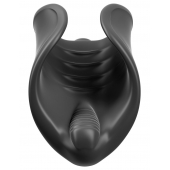 Чёрный мастурбатор Vibrating Silicone Stimulator с вибрацией - Pipedream - в Рыбинске купить с доставкой