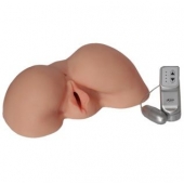 Телесная вибровагина из киберкожи с выносным пультом - LOVETOY (А-Полимер) - в Рыбинске купить с доставкой