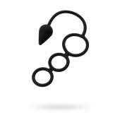 Тройное эрекционное кольцо с анальным хвостом Drop S-size - Erotist Adult Toys - в Рыбинске купить с доставкой