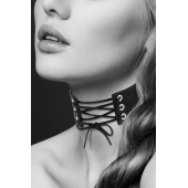 Оригинальный ошейник-чокер со шнуровкой - Bijoux Pour Toi - купить с доставкой в Рыбинске