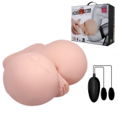 Вагина и анус с вибрацией CrazyBull Vagina and Ass - Baile - в Рыбинске купить с доставкой