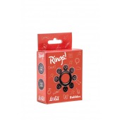 Чёрное эрекционное кольцо Rings Bubbles - Lola Games - в Рыбинске купить с доставкой