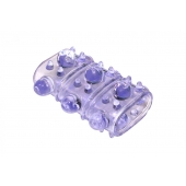 Фиолетовая насадка на пенис Rings Armour - Lola Games - в Рыбинске купить с доставкой