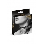 Черный чокер с двумя кольцами - Bijoux Pour Toi - купить с доставкой в Рыбинске