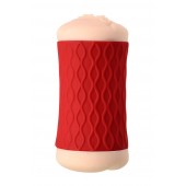 Двухсторонний мастурбатор JOS  NADIN в красном цилиндре - JOS - в Рыбинске купить с доставкой