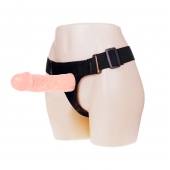 Телесный фаллоимитатор на трусиках Jessica Strap-On - 15,5 см. - Baile - купить с доставкой в Рыбинске
