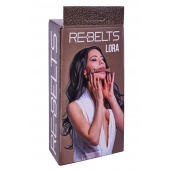 Кляп-трензель Lora с металлическими кольцами - Rebelts - купить с доставкой в Рыбинске