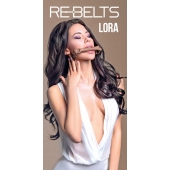 Кляп-трензель Lora с металлическими кольцами - Rebelts - купить с доставкой в Рыбинске