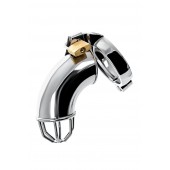 Серебристый мужской пояс верности TOYFA Metal - ToyFa - купить с доставкой в Рыбинске