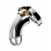 Серебристый мужской пояс верности TOYFA Metal - ToyFa - купить с доставкой в Рыбинске