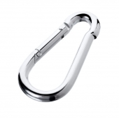 Серебристый карабин TOYFA Metal - ToyFa - купить с доставкой в Рыбинске