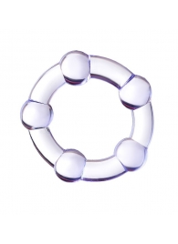 Фиолетовое эрекционное кольцо A-Toys - A-toys - в Рыбинске купить с доставкой