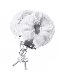Наручники с белой меховой опушкой - ToyFa - купить с доставкой в Рыбинске
