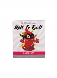 Стимулирующий презерватив-насадка Roll   Ball Raspberry - Sitabella - купить с доставкой в Рыбинске