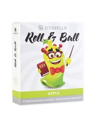 Стимулирующий презерватив-насадка Roll   Ball Apple - Sitabella - купить с доставкой в Рыбинске