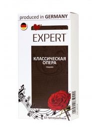 Гладкие презервативы Expert  Классическая опера  - 12 шт. - Expert - купить с доставкой в Рыбинске